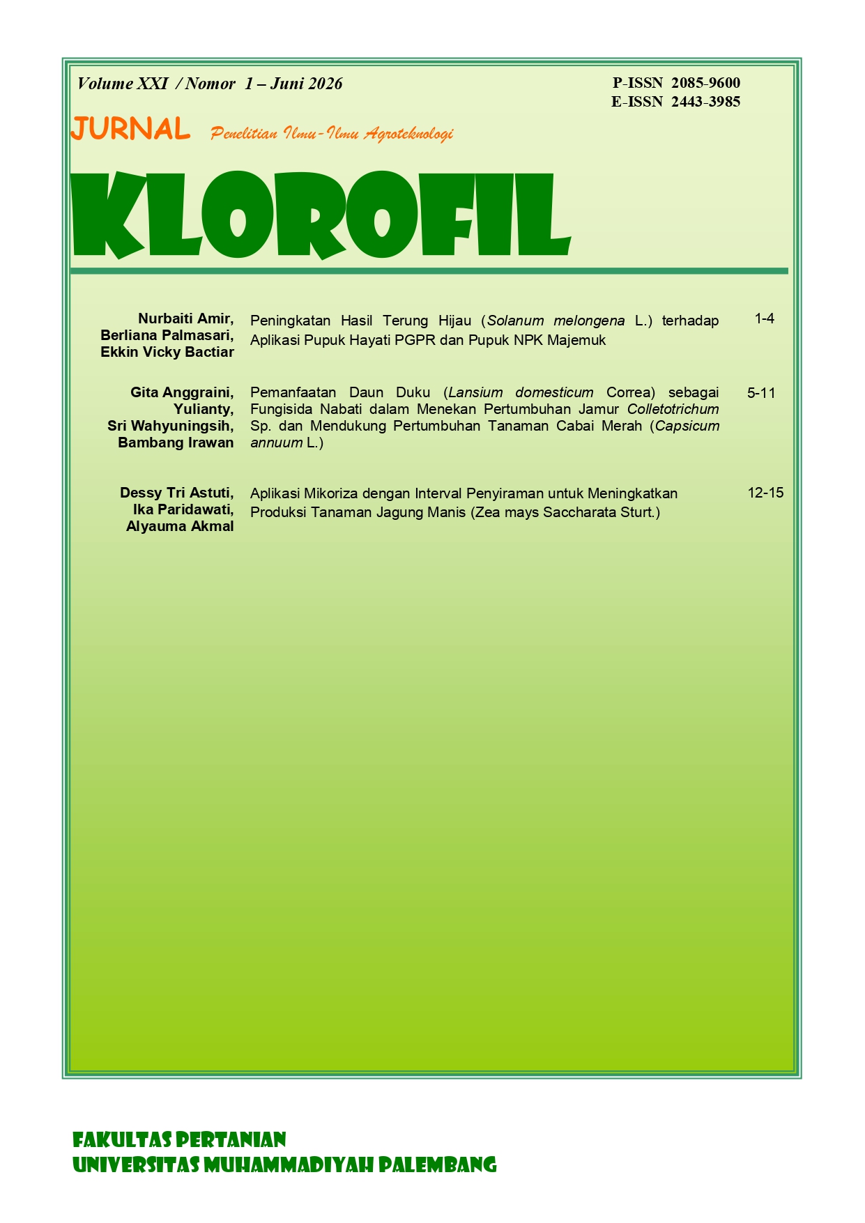 Cover Page